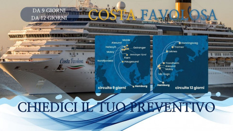 2026 costa favolosa mare del nord IN18