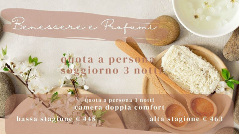 2025 hotel 2 mari benessere e profumi 3 notti IN18