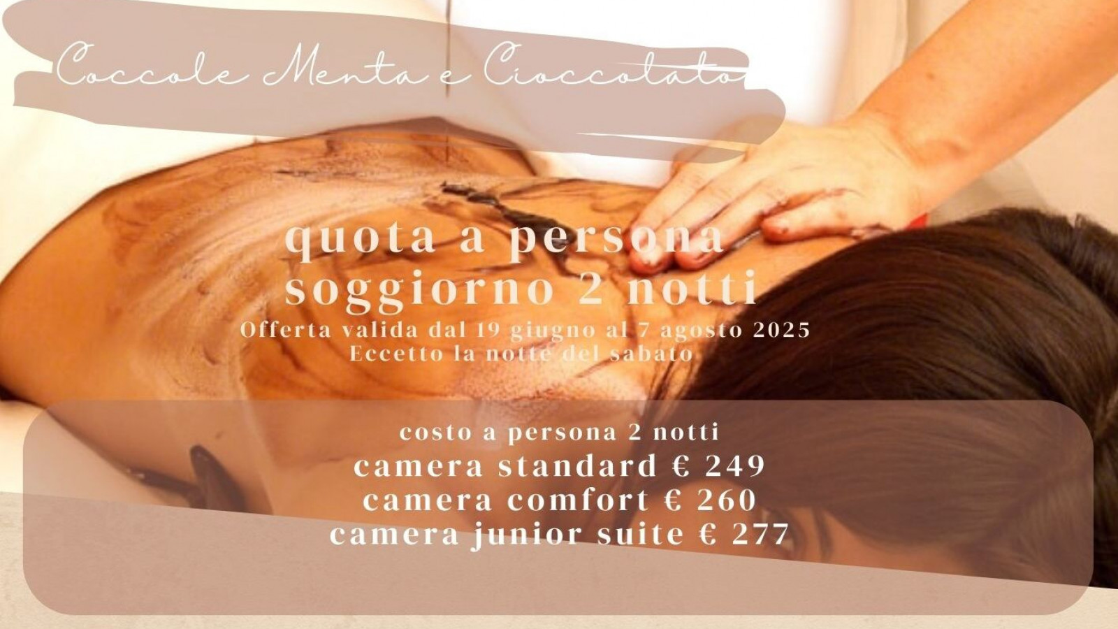 2025 hotel 2 mari coccole menta cioccolato 2 notti IN18