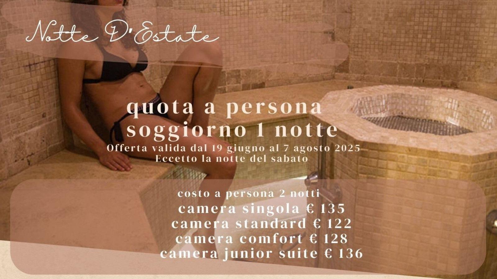 2025 hotel 2 mari notte d'estate 1 notte IN18